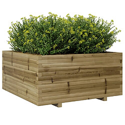 Avis vidaXL Jardinière 100x100x49,5 cm bois de pin imprégné