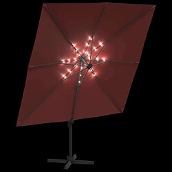 Acheter Maison Chic Parasol Jardin | Parasol cantilever à LED Terre cuite 400x300 cm - GKD36588