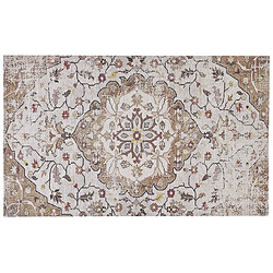 Beliani Tapis Beige et Marron 140 x 200 cm KATTAKKADA