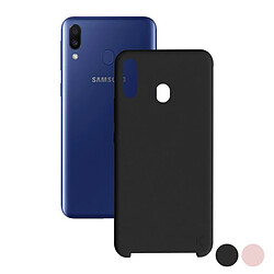 Totalcadeau Coque de protection compatible Samsung Galaxy M20 en silicone Soft Couleur - Noir pas cher