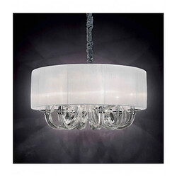 Ideal Lux Suspension Blanche SWAN 6 ampoules