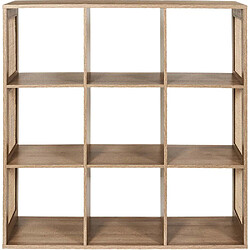 Acheter The Home Deco Factory Rangement modulable cannage et bois Bali 9 cases.