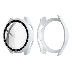 Coque en TPU anti-griffes, caoutchouté avec cadran/sensible au toucher, blanc pour votre Huawei Watch 3 Pro 48mm