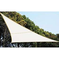 Hesperide Voile d'ombrage triangulaire Curacao - 4 x 4 x 4 m - Blanc