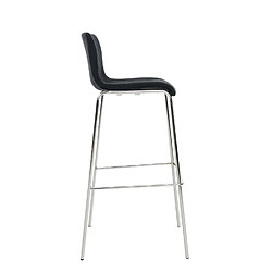 Avis Non Tabouret de bar Hoover tissu 4 pieds structure chrome