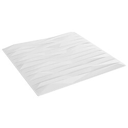 Acheter vidaXL Panneaux muraux 24 pcs blanc 50x50 cm XPS 6 m² pierre