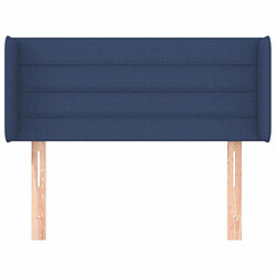 Avis Maison Chic Tête de lit scandinave avec oreilles,meuble de chambre Bleu 103x16x78/88 cm Tissu -MN62058