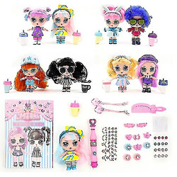 Avis Universal Doupée Dress Up Handsbag Yiqi Surprise devinez l'Open Le Little Girl Princesspurple