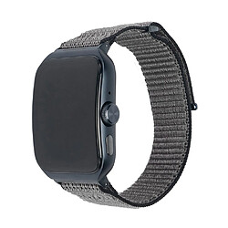 Bracelet en nylon réglable pour votre Oppo Watch 3 Pro - noir/gris