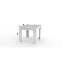 Avis Alter Table à manger avec ouverture pour livre, Made in Italy, Console de cuisine auxiliaire, Table extensible, cm 90x90h75, couleur Gris cendré