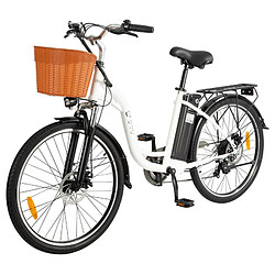 DYU C6 Vélo Électrique 350W Moteur 36V 12.5AH - Blanc