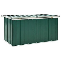 Acheter Helloshop26 Coffre boîte meuble de jardin rangement 129 x 67 x 65 cm vert 02_0013126