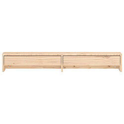 Acheter vidaXL Support pour moniteur 100x27x15 cm Bois de pin solide