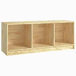 vidaXL Meuble TV 104x33x41 cm bois de pin massif