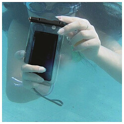 Totalcadeau Housse pour téléphone portable Transparent Waterproof - Housse smartphone eau pas cher pas cher