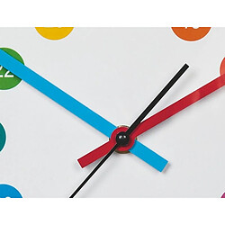 Acheter Hama Easy Learning Horloge murale à quartz Cercle Multicolore, Blanc - Horloges murales (AA, Multicolore, Blanc, Plastique, Verre, 455 g, 30 cm)