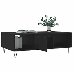 Acheter Maison Chic Table basse,Table Console Table d'appoint, Table pour salon noir 104x60x35 cm bois d'ingénierie -MN94284