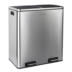 Acheter H.Koenig N°904 - Poubelle de Tri 60L Inox