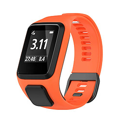 Avis Bracelet de montre Accessoires montre connecté pour Tomtom4 - Orange carotte