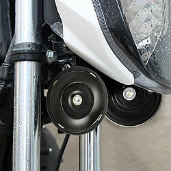 Avis DC12V 1.5A 110dB Corne à Air Avertisseur Sonore Pour Motocyclette Électrique