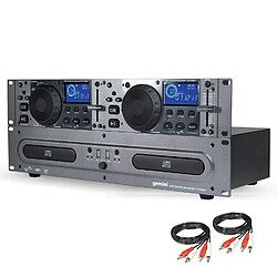 GEMINI CDX-2250i Double Lecteur CD MP3 / CD AUDIO / USB + Câbles 