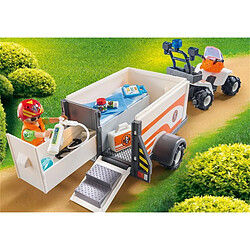 Acheter Playmobil® PLAYMOBIL 70053 City Life - Quad et remorque de secours