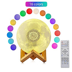 Universal Fonction d'application Coran haut-parleur LED Touch Night Light Moon Lamp Coran Musulman Koran Joueur Veilleuse Coranique