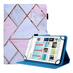 Etui en PU Impression de motifs Universel Antichoc Marbre rose pour votre Tablet 7 pouces