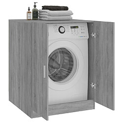 Acheter Maison Chic Meuble rangement de salle de bain | Meuble pour machine à laver | Armoire murale de bain Sonoma gris 71x71,5x91,5 cm -GKD89787