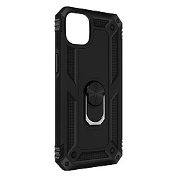 Avizar Coque pour iPhone 14 Plus Hybride Antichoc Bague de maintien Support Vidéo noir