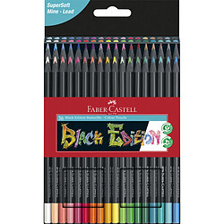 FABER-CASTELL Crayon de couleur Black Edition, étui de 36 ()