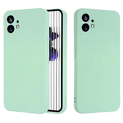 Coque en silicone antichoc, anti-rayures avec sangle pour votre Nothing phone (1) 5G - vert