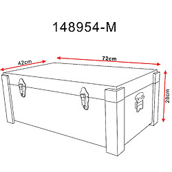 Avis Set de 2 coffres en bois - Amadeus