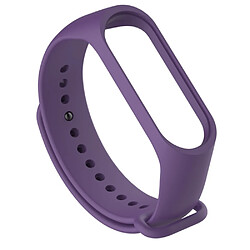 Bracelet en silicone unicolore violet pour votre Xiaomi Mi Band 4