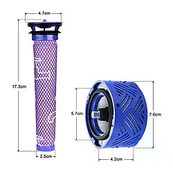 Pièces de rechange pour aspirateur Dyson, 2 pièces, filtres de remplacement et HEPA, Kit pour V6 DC58 DC59 DC61 DC62