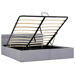 Acheter vidaXL Cadre de lit à rangement hydraulique sans matelas 160x200 cm