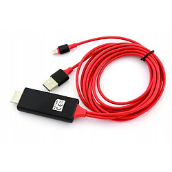 GUPBOO Adaptateur HD37A MHL USB HDMI Apple IPHONE,JL284