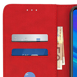 Avizar Housse Huawei P Smart Z/Y9 Prime 2019/Honor 9X Étui Porte-carte Support Rouge pas cher