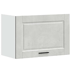 vidaXL Armoire murale de cuisine Porto gris béton bois d'ingénierie