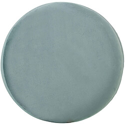 Avis Pouf Alexandra House Living Bleu Argenté Velours Bois 7 x 43 x 37 cm