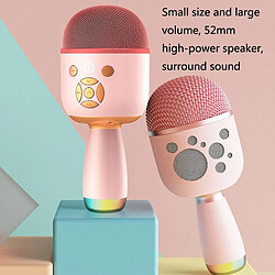 Yonis Microphone Bluetooth Sans Fil Avec Lampe pas cher