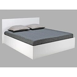 Avis Le Quai Des Affaires Lit coffre MADRID 140x190 + 1 sommier / Blanc