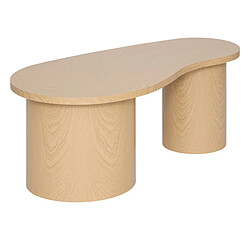 Avis Pegane Lot de 2 tables basses gigognes en bois