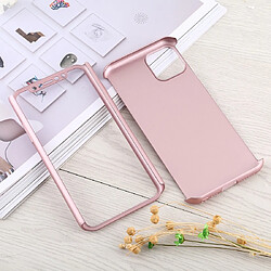 Acheter Wewoo Coque Rigide Pour iPhone 11 avec de protection en verre trempé or rose