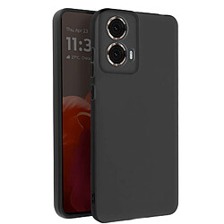 Avizar Coque pour Motorola Moto G85 Silicone Souple Mate Noir