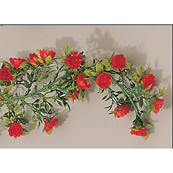 Roses Rouges Guirlande pour Vitrine Longueur 1850 mm - L2G