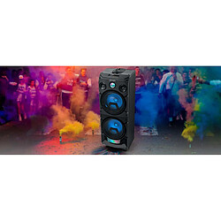 Muse enceinte colonne party box avec bluetooth USB 400W noir