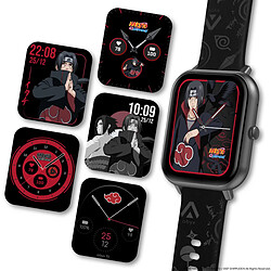 ABYX Fit Touch 3 Montre connectée Collection Naruto - Smartwatch Itachi Noir pas cher