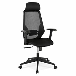 Paris Prix Fauteuil de Bureau Ergonomique Tork 128cm Noir