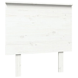 vidaXL Tête de lit Blanc 79x6x82,5 cm Bois massif de pin